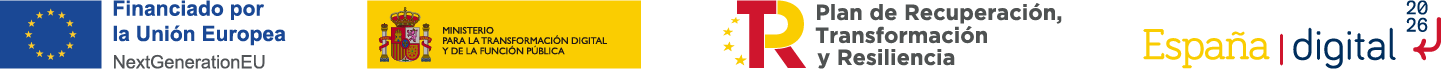 Financiado pola Unión Europea Next GenerationEU - Goberno de España, Ministerio de Asuntos Económicos e Transformación Dixital - Plan de Recuperación, Transformación e Resiliencia - España dixital 2026