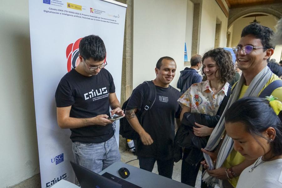 Este año, la Cátedra USC – Plexus en Inteligencia Artificial aplicada a la Medicina Personalizada de Precisión sale a la calle para participar en la Noite Europea das Persoas Investigadoras Este año, la Cátedra USC – Plexus en Inteligencia Artificial aplicada a la Medicina Personalizada de Precisión sale a la calle para participar en la Noite Europea das Persoas Investigadoras