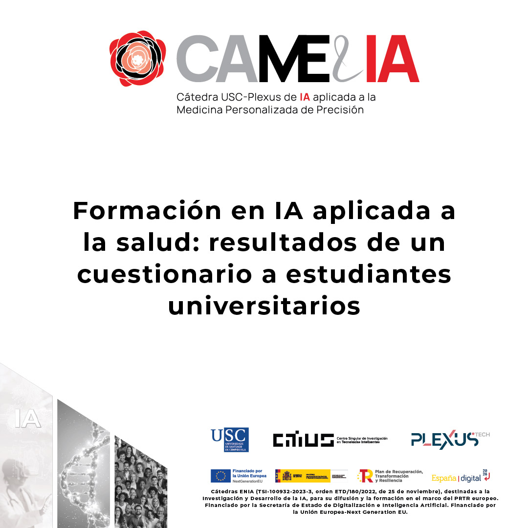 Formación en IA aplicada a la salud: resultados de un cuestionario a estudiantes universitarios Formación en IA aplicada a la salud: resultados de un cuestionario a estudiantes universitarios